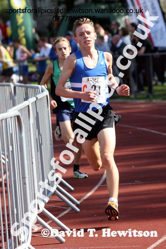 Mens under-17s, Northern Road Relays, Blackpool. Photo: David T. Hewitson/Sports for All Pics
